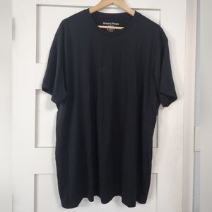 Wool & Prince Black Short Sleeve Men's Tee